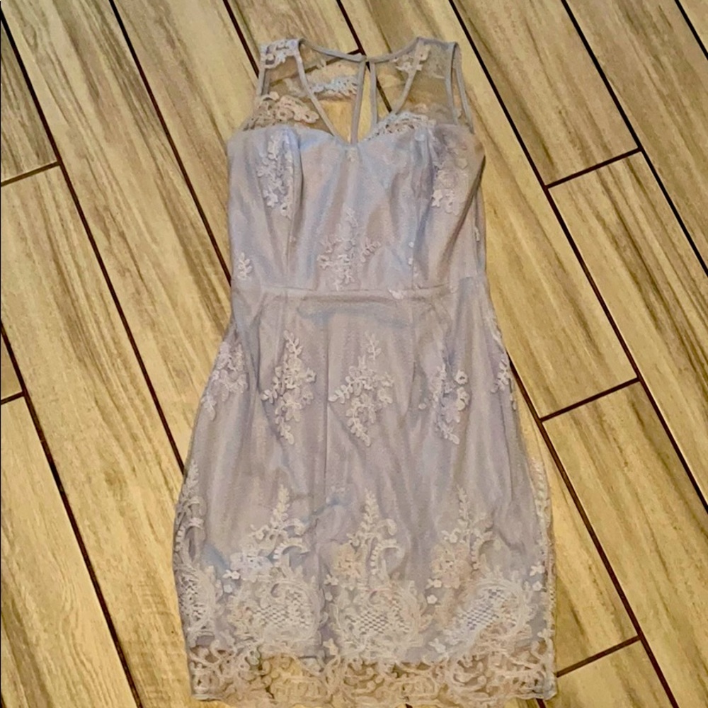 Blue dress